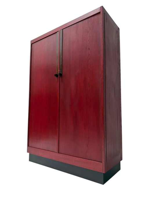 Art Deco Modernist Armoire by A.H. Jansen for L.O.V. Oosterbeek, 1920s 2